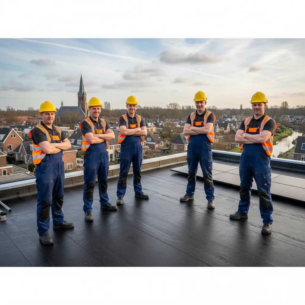Het team van Ben Roos Dakdekkers